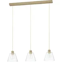 Eglo Copley, Support flexible, Or, Transparent, Transparent, Aluminium, Acier, Verre, Intérieur