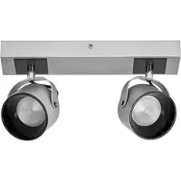 Ledvance DECOR SPOT JUPITER, 11,5W, 410lm, argent, luminaire spot, têtes réglables, utilisation polyvalente, spot intérieur, couleur de lumière blanc chaud, optique de haute qualité, montage facile