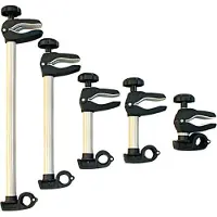 Peruzzo Bike Peruzzo bras de support de cadre 3-D long pour 3ème roue pour support Peruzzo, longueur 40 cm, noir/argenté