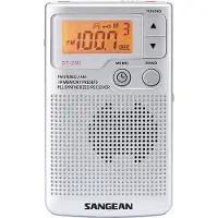 Sangean Dt-250 Portable Radio Argenté One Size / EU Plug 220V