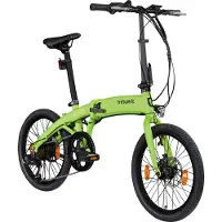 Tretwerk Vélo électrique pliable Akimbo Plus 20 pouces, 360 Wh, 155 - 190 cm, vert clair