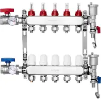 Vevor Collecteur de Chauffage Radiant 5 Branches