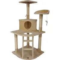 SPOCADO "Rovers" Arbre à chat pour chat 120 x 55 x 55 cm beige