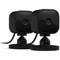Blink Mini Indoor Caméra IP Noir Lot de 2