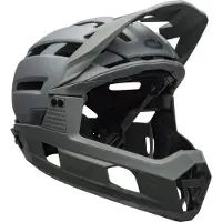 Bell Helmets Casque Bell Super Air R Spherical - intégral, gris mat - Taille M (55-59 cm)