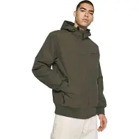 Carhartt WIP - Veste déperlante doublée polaire - Hooded Sail Jacket Cypress Black pour Homme en Nylon - Taille S - Kaki