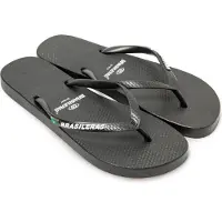 Brasileras Tongs Femme Antidérapantes confortables chaussures de plage/piscine/urbaines noir 36/37 EU -UBCPOW