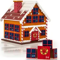 Spiel Werk Calendrier de l'Avent réutilisable Spielwerk - Maison d'hiver 24 portes