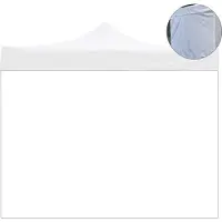 Divina Garden Bâche Latérale De Rechange Blanche Imperméable De 4,5X2 M Pour Tonnelle Pliante