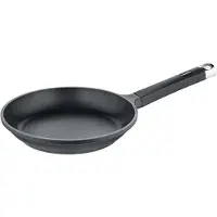 Berndes Edition 100 Poêle à frire, Poêle, Batterie de cuisine, Fonte d'aluminium, Noir, 24 cm, 031615