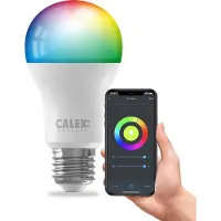 Calex Ampoule LED intelligente 9,4W - E27 - Led - A60 - 806lm avec RVB