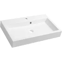 Sonstiges Sapho Orinoko - Lavabo 700x420 mm, avec trop-plein, trou pour robinet, blanc OR070