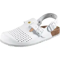 ABEBA Sabot de travail blanc 4050, OB, pointure UE : 44 (OB, 44)