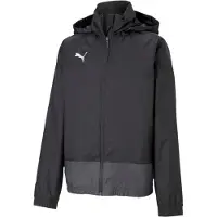 Puma Unisexe, Veste de running, teamGOAL 23 TRG Rain Jkt Jr-656566 (116), Noir, 116