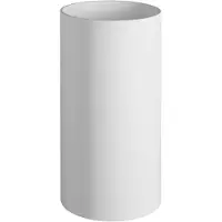 Hak ALTONA lavabo à poser, incl. cache-siphon Ø 43,5x85cm, marbre coulé, blanc mat