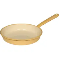 Riess Poêle à omelette en émail 22 cm jaune d'or