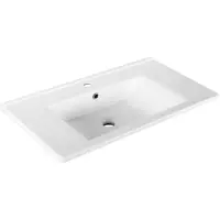 Aqualine ZUNO 75 lavabo en céramique 75x45cm, blanc