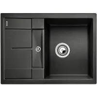 BLANCO Évier en granit Metra noir 50 x 78 cm 525912