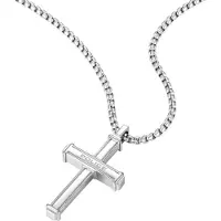 Police Eden Ii Ss Necklace Argenté Femme