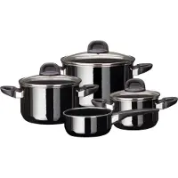 Silit Silargan Modesto Topf-Set 4-teilig, Black 3201017960 4004633303978