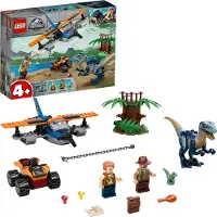 LEGO Jurassic World 75942 Vélociraptor : la mission de sauvetage en avion