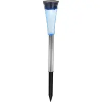 Globo Lampe solaire acier inoxydable, 1xRGB LED ; 33079-5