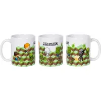 Stor Kubek Minecraft TNT Wybuchem, pojemność 325 ml, ceramika, licencjonowany