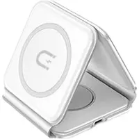 Dudao . adowarka indukcyjna 3w1 A11N 15W - biaa + kabel USB-C / USB-C
