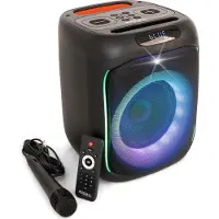 Ibiza Sound CUBE180 Enceinte portable noire
