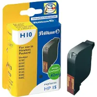 Pelikan H10 - 42 ml - noir - compatible - cartouche d'encre (alternative à : HP 15) - pour HP Deskjet 81X, Digital Copier 310, Officejet 51XX, v30, v45, psc 500, 720, 750, 760, 950