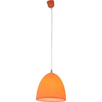 Näve 6063598 Silicone Lampe à suspension ; Couleur : orange