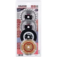 VARO Lames de scie Kreator 89 mm, jeu de 4 lames de rechange universelles pour mini scies circulaires
