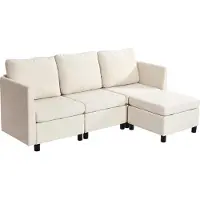 Vevor Canapé modulable sectionnel 3 places
