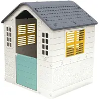 DOLU 3311 Speelhuis Wit/Blauw/Geel