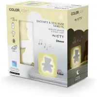 BigBen Interactive Bigben Bluetooth Haut-parleur portable COLORLIGHT Ourson Misty LED jaune AU385403