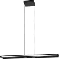 Eglo connect.z Smart-Home LED Suspension Salvilanias-Z, lampe à suspension métallique, ZigBee, app etvocale Alexa, CCT, dimmable, noir, 116 cm