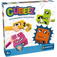 Hcm kinzel 55171 HCM Kinzel-55171-Cubeez-Brain Teaser Games, Jeu de société, Cube d'adresse, Puzzle, Jeu de patience, 2-4 joueurs, à partir de 6 ans, Multicolore