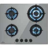 Klarstein Tables de Cuisson à Gaz, Plaque de Cuisson Gaz à 4 Brûleurs, Table de Cuisson Electrique à 4 Feux de 8000W, Cuisiniere Gaz, Gaziniere Gaz avec Brûleurs en Acier Inoxydable, Cuisinières GPL