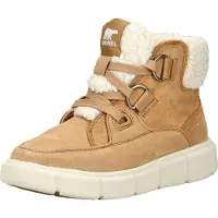 Sorel - Bottines imperméables et isolantes - Explorer III Nw Lace Wp W Tawny Buff Sea Salt pour Femme en Cuir - Taille 38,5 - Marron
