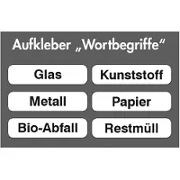 Stumpf Autocollant Wortbegriffe, 6 pièces