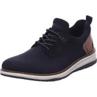 Rieker Chaussure de sport à lacets marron / noir