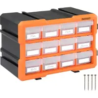 Monzana Boîtes de rangement compartiments 29,5x19,5 x16cm