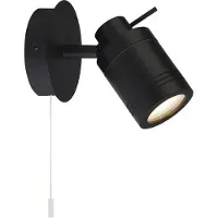 Searchlight Spot mural pour salle de bain Samson noir
