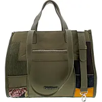 Desigual Cabas - Kaki Femme U Bleu/Vert/Orange