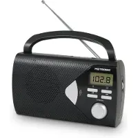Metronic 477205 Radio Noir One Size / EU Plug 220V