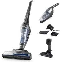 Primo PR506SV 2-in-1 Aspirateur Sans Fil – Aspirateur Balai & Ramasse-miettes – 18V - Argent/Gris