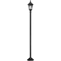 Elstead Lighting Lanterne de jardin haute, noire, E27, 60 W, Kinsale Elstead