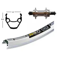 BikeParts Roue H 26x1.75Chr.ZKR 6/7f.argent.SSP 36L Exal ZX 19 argent Niro-Spei.