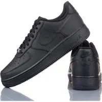 Nike Air Force 1 Older Kids' Shoe - Noir, Noir