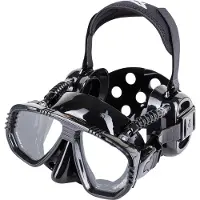 Tecnomar Pro Ear Antifog Diving Mask Noir